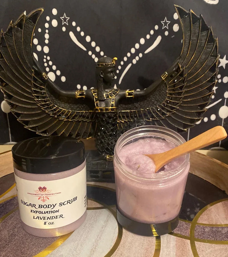 Silky Glow Body Sugar Scrub (Exfoliating & Nourishing), 8 oz